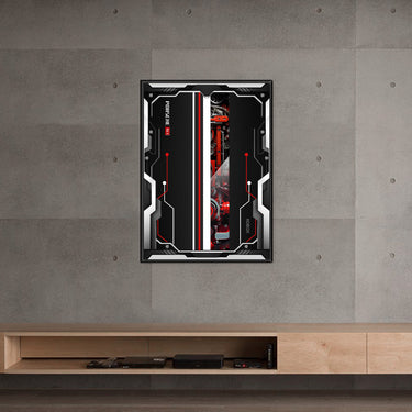 Lego 42096 Porsche 911 RSR Display Wallboard
